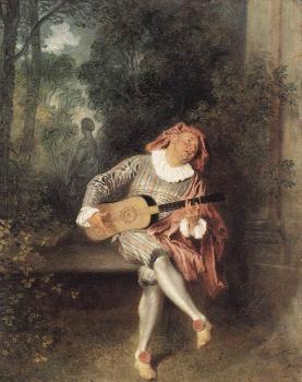Jean-Antoine Watteau : Mezzetin